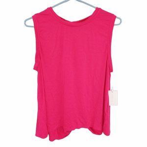 1.State Far Out Horizon Pink Open Back Tank Top Women's Size M